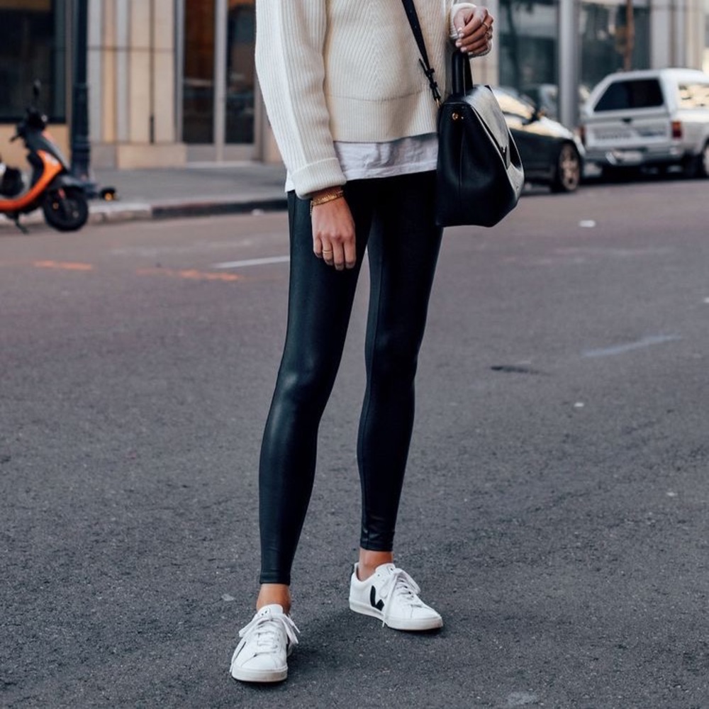 SPANX Faux Leather Leggings